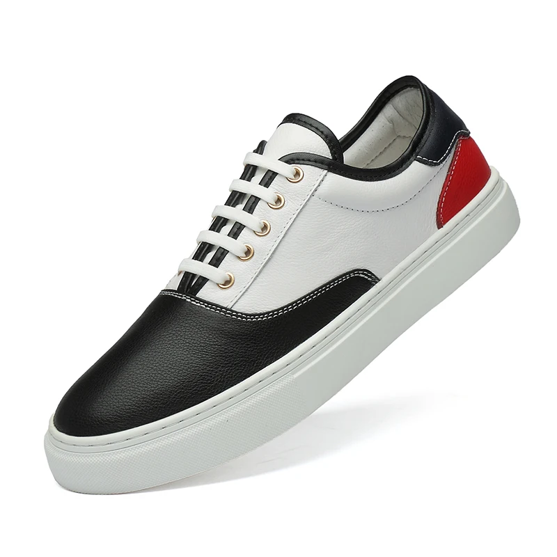 

Men Casual Shoes 100% Genuine Leather Mens Loafers Fashion Men Sneakers