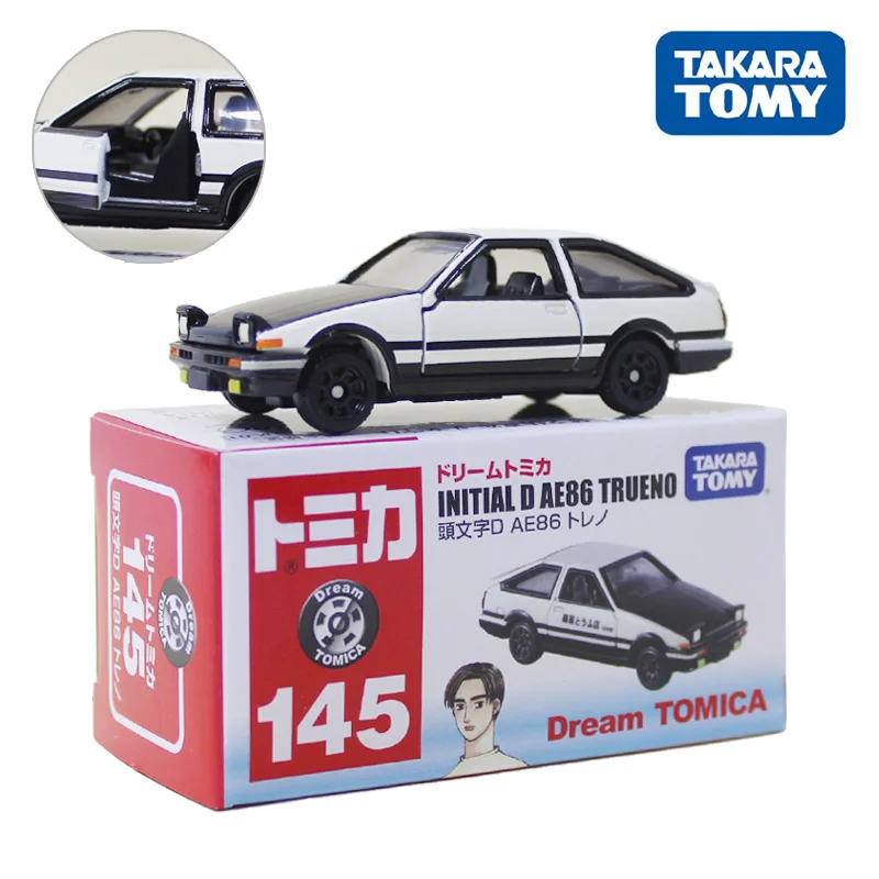 Takara Tomy Dream Tomica #145 Initial D Toyota AE86 Trueno литые модели спортивных автомобилей игрушечные