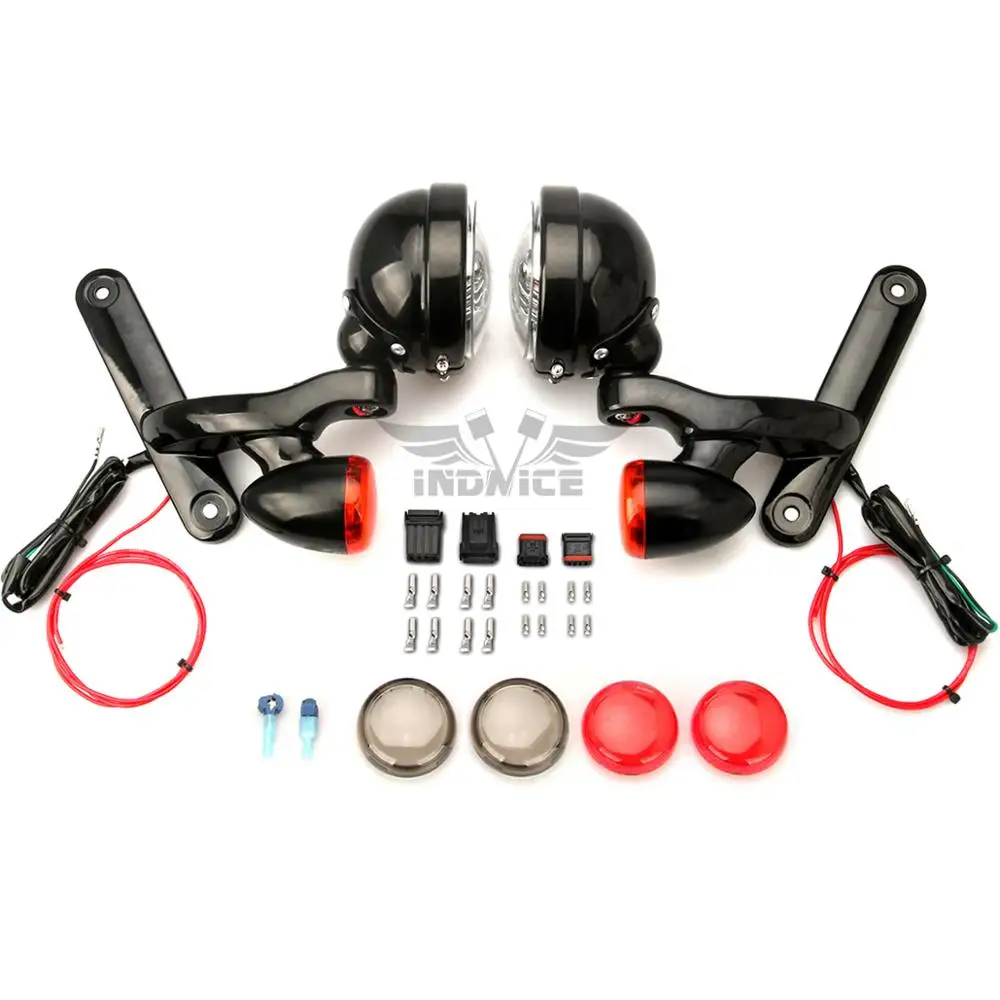 Вспомогательный светильник ing кронштейны туман для harley touring Street Glide Electra Road трайк