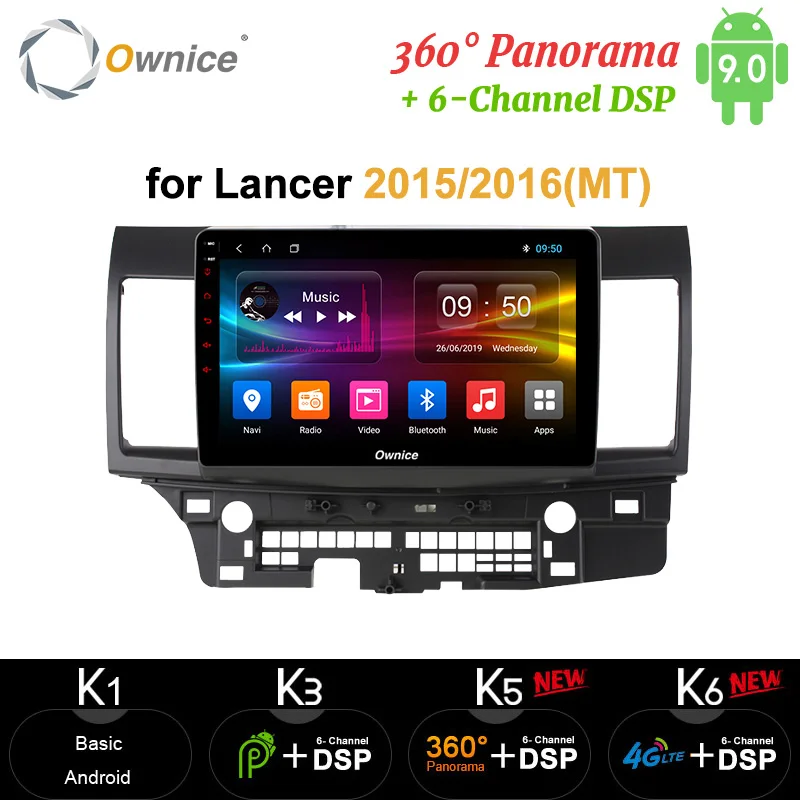 Ownice 10 1 &quotAndroid 9 0 360 Pano ram a DSP 8core carplay Car DVD 64G ROM 4G RAM LTE SPDIF для MITSUBISHI LANCER X 2015 2016 |