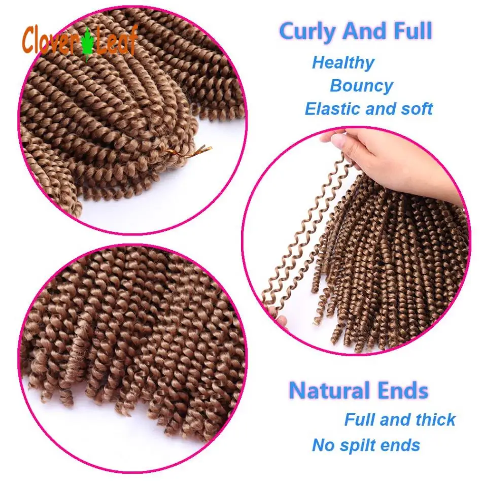 Hair Extension For Braids Locks Crochet Spring Twist 3pack 6pack 9pack Kanekalon hair goddess faux locs crochet 1b Grey |