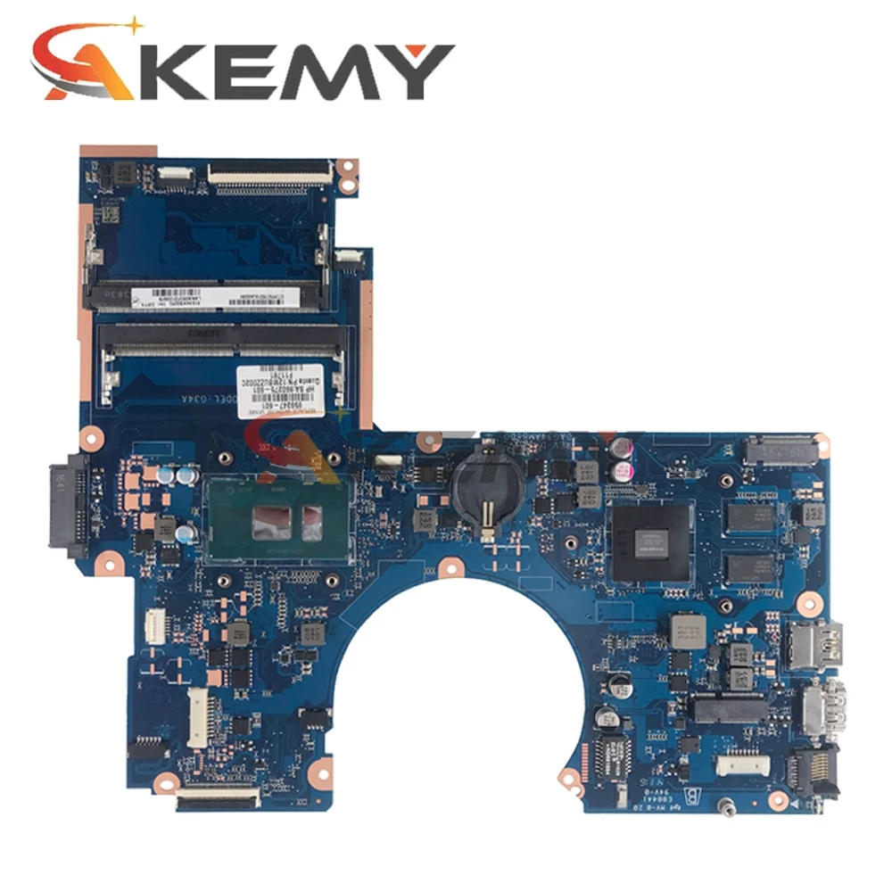 Kaufen Akemy Für HP Pavilion 15-AU Laptop Motherboard 856231-601 DAG34AMB6D0 DDR4 I5-6200U CPU 940MX 4GB GPU 100% Getestet