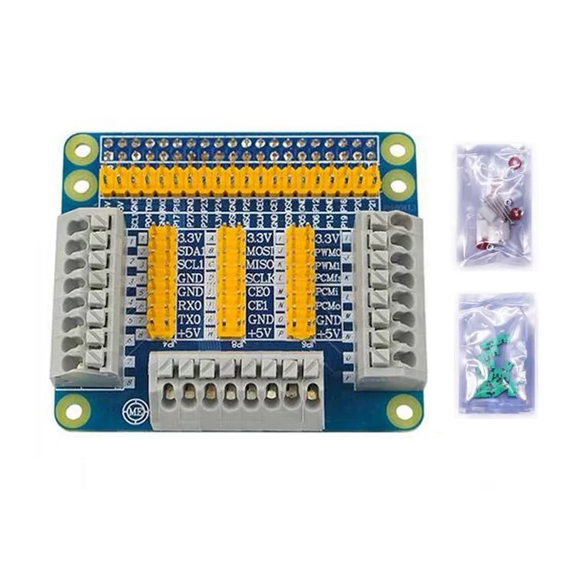 Плата расширения Raspberry Pi GPIO для 4 3 Model B 4B 3B +|Аксессуары демонстрационных стендов| |