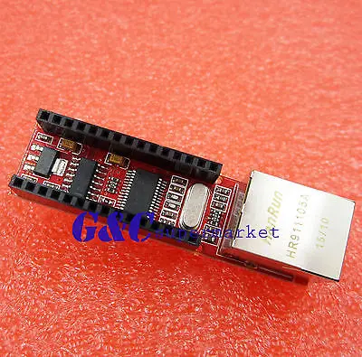 Экранированный веб-Серверный модуль ENC28J60 Ethernet Nano V3.0 RJ45 сделай сам электроника