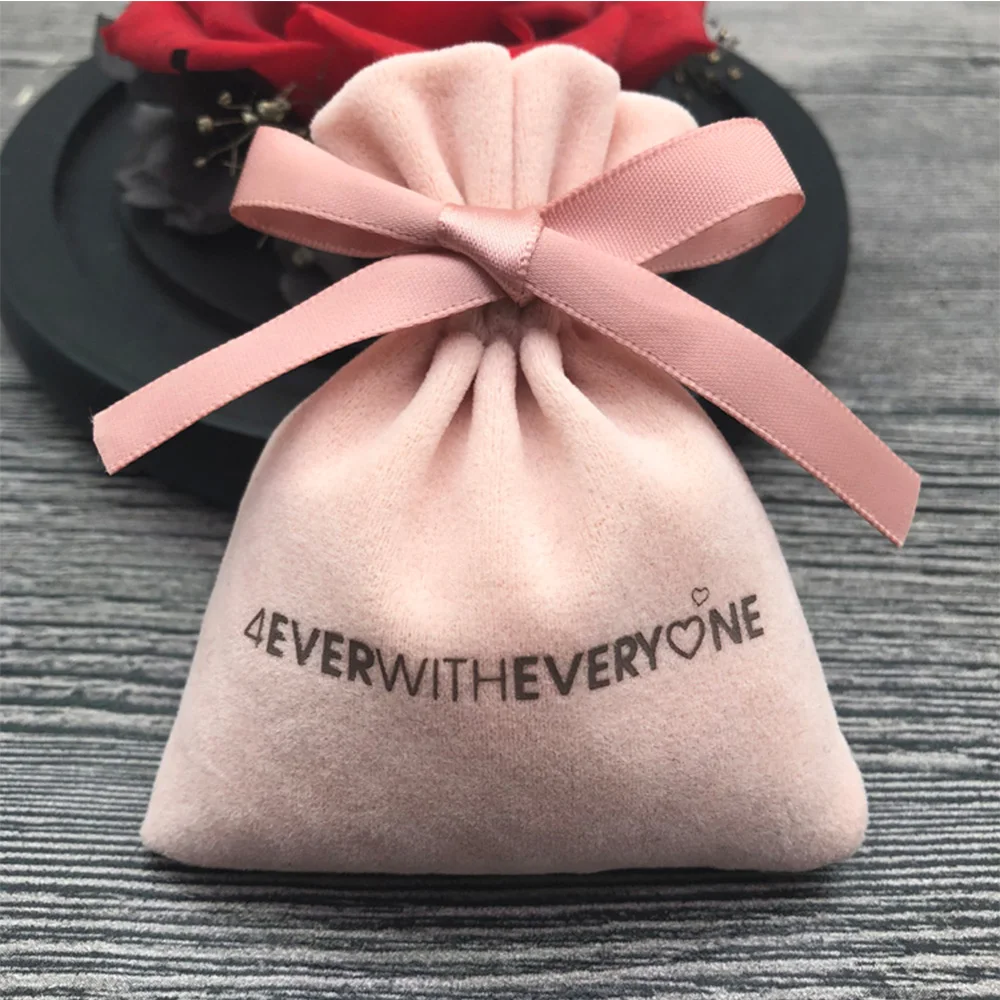 

500 шт., бархатные подарочные сумки для ювелирных изделий