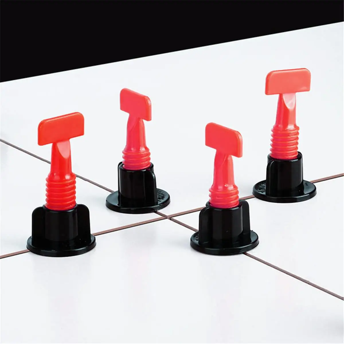 

126Pcs Flat Ceramic Floor Wall Construction Tools Reusable Tile Leveling System Kittile Leveling System Kit For Tile
