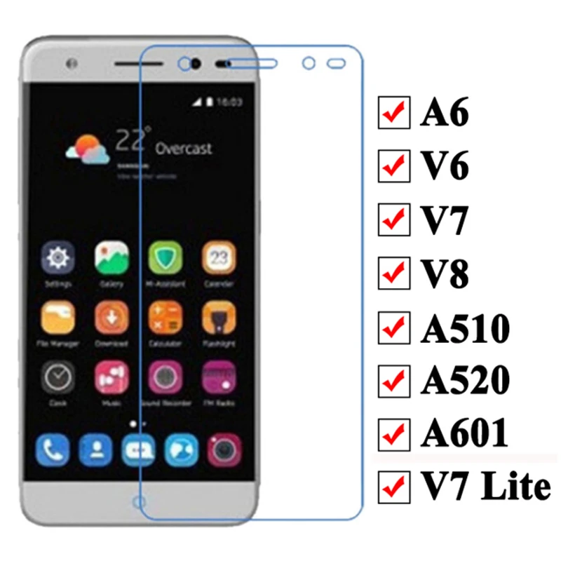 Защитное стекло для zte a 6 a6 безопасное лезвие v7 lite light v6 a601 защитное v 7 6v пленка