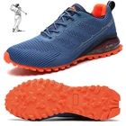 Нескользящая обувь для гольфа, мужская спортивная обувь большого размера-50, Мужская обувь для гольфа с пиками, мужская спортивная обувь для тренировок по 15 атлетике, кроссовки для гольфа Grand Tour