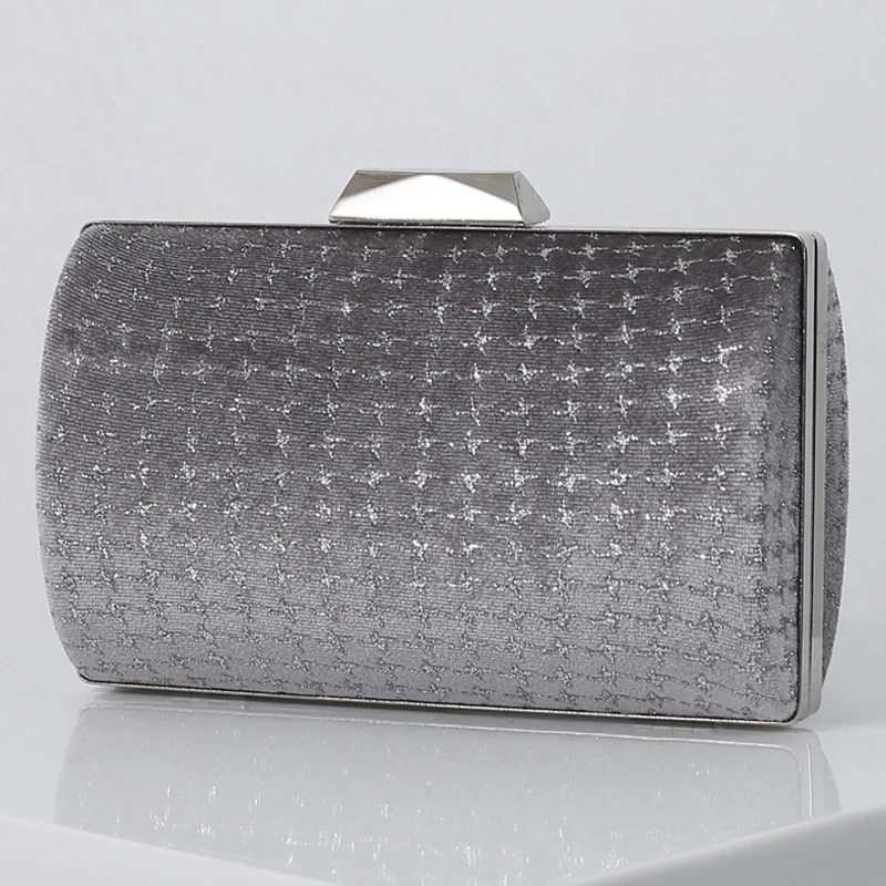 

Fashion Women Evening Bags Black Color Metal Chain Small Day Clutch 2021 Female Wedding Dinner Handbags