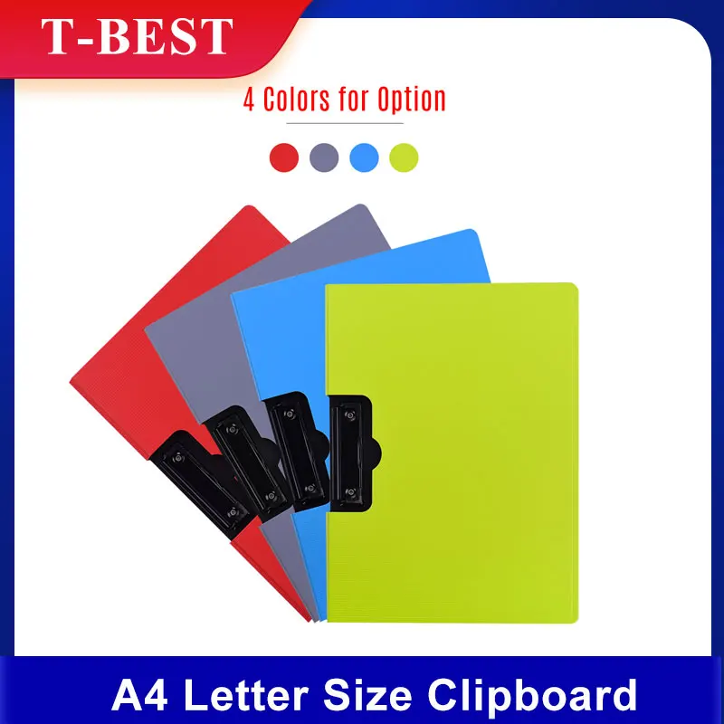 Папка клипса А4 для документов цветная обложка файлов органайзер хранения