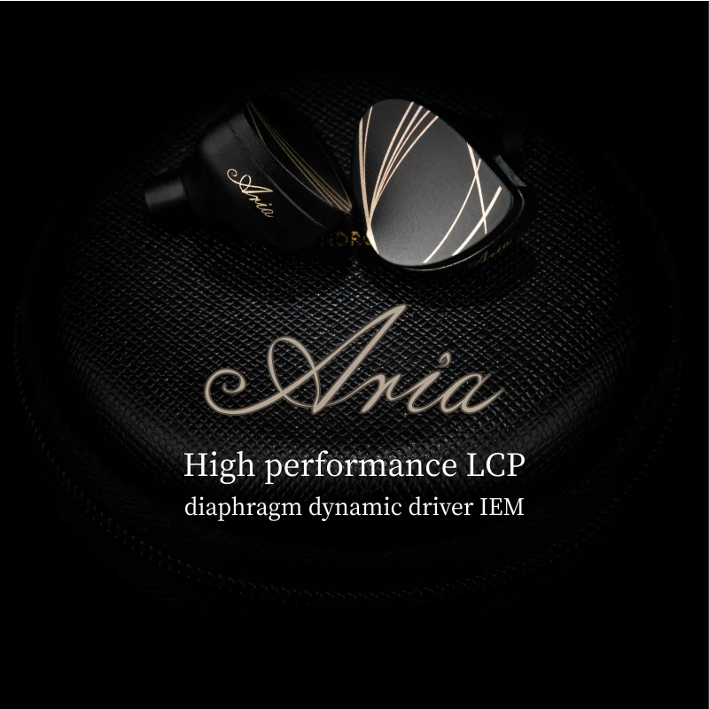 

MoonDrop Aria LCP Diaphragm Dynamic Driver In-ear Earphone IEM High Performance Earbuds with 0.78mm 2 Pin Detachable cable