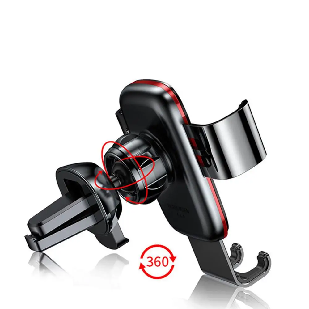 

Universal Car Phone Holder Car Air Vent Mount Holder Metal Gravity Mobile Phone Holder -