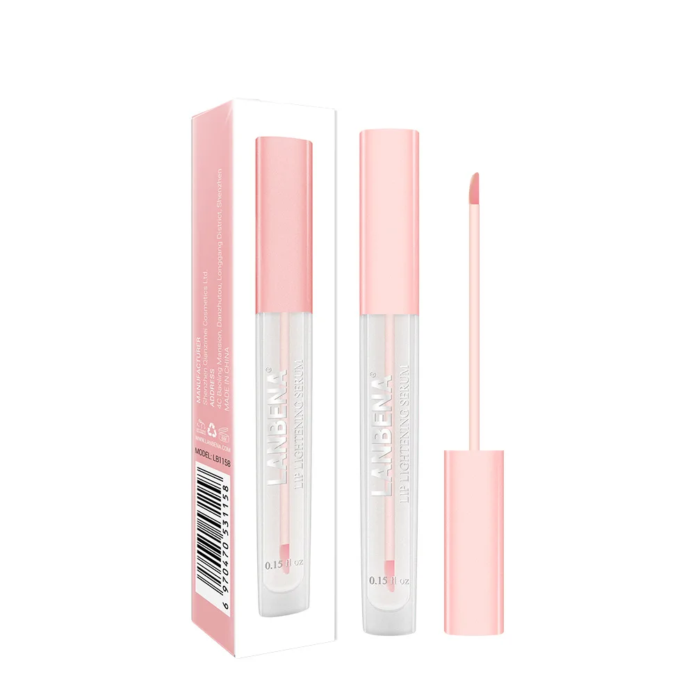 

Lip Lightening Serum Lip Plumper Liquid Lip Gloss Reduce Pigmentation Moisturizing Pink Lips Long Lasting Smooth Beauty