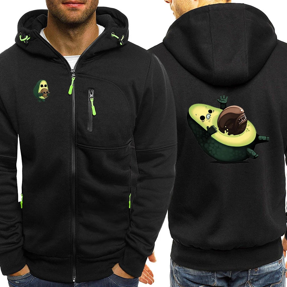 

Милые авокадо уличной моды Печать Человек Толстовка Harajuku флисовые толстовки с капюшоном осень 2020 Лидер продаж куртка в готическом стиле; Мо...