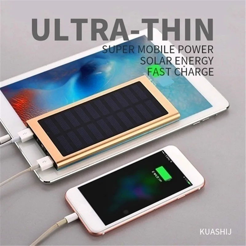 Горячее 30000mAh Мобильная Солнечная Панель Большая емкость зарядное устройство для