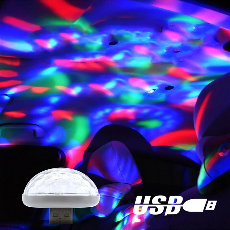 

NEW Multi Color USB LED Car Interior Lighting Kit Atmosphere Light Neon Colorful Lamps Interesting Portable Accessories