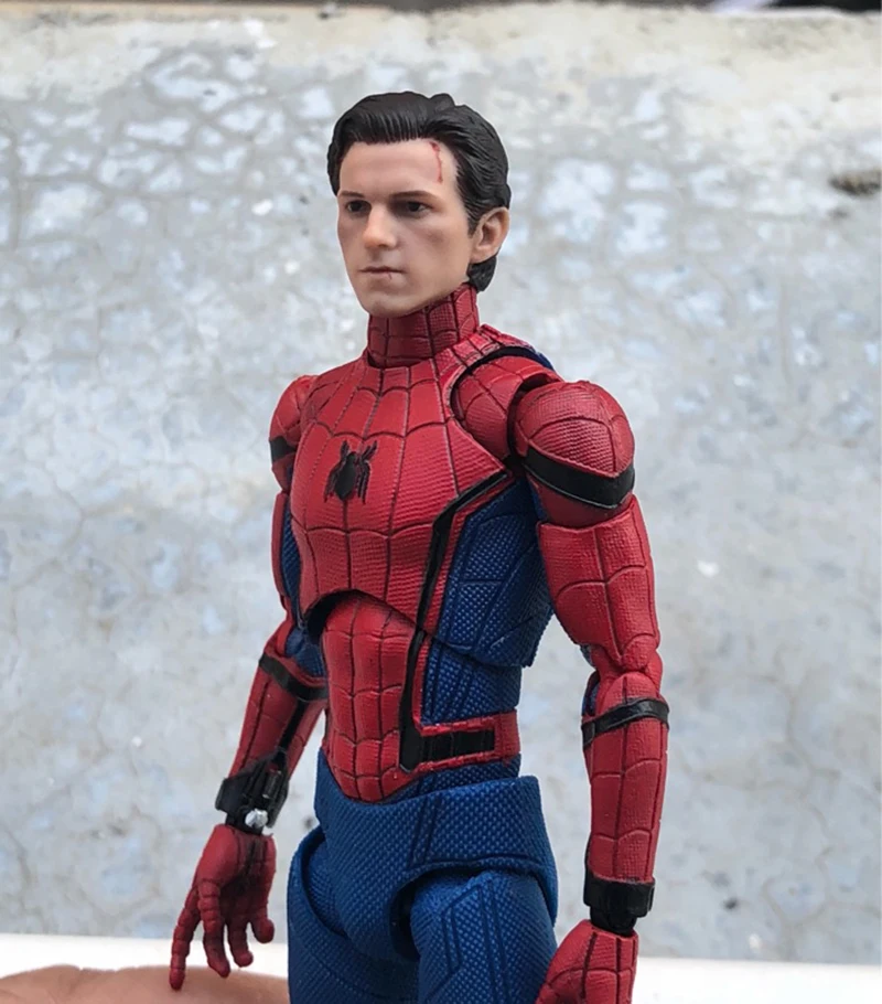 Spider-man голова Питера Паркера лепим 1/12 том Холланд голова резная модель для СВЧ 6 ''мужской аксессуар для тела