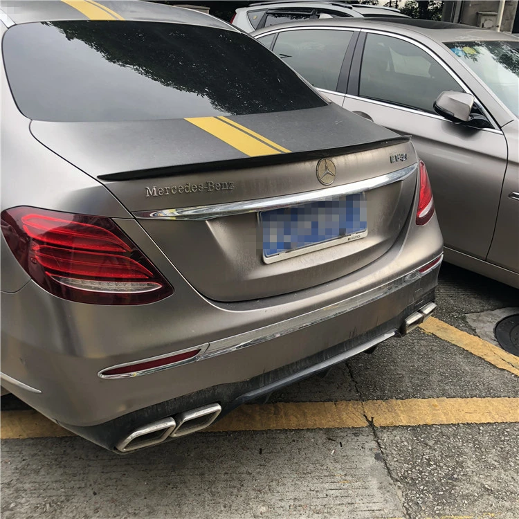 For W213 Spoiler Carbon Fiber Material 2016-2017 E-Class Mercedes-Benz E200 E300 | Автомобили и мотоциклы