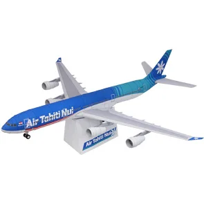 

1:120 1:87 Tahiti Nui Airline Airbus A340-300 Civil Aviation Aircraft DIY Handmade Paper Model Children Adult Educational Toys