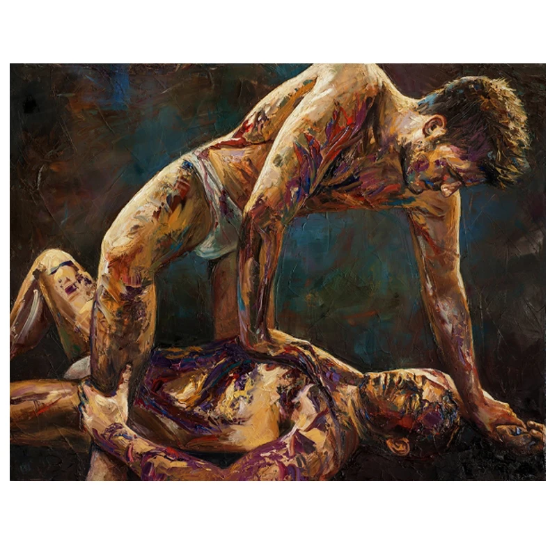 Алмазная вышивка 5D Мужчина геев алмазная живопись полноразмерная 3d крестиком