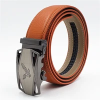 luxury eagle metal automatic buckle waist belt fashion designer belts mens high quality cow genuine leather strap for jeans