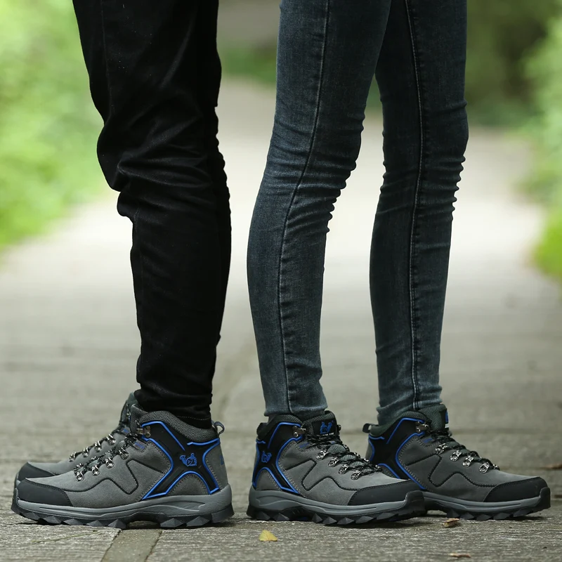 2019 work shoes men boots Autumn and winter sports Men's Waterproof Warm Leather sneakers autumn men's | Обувь
