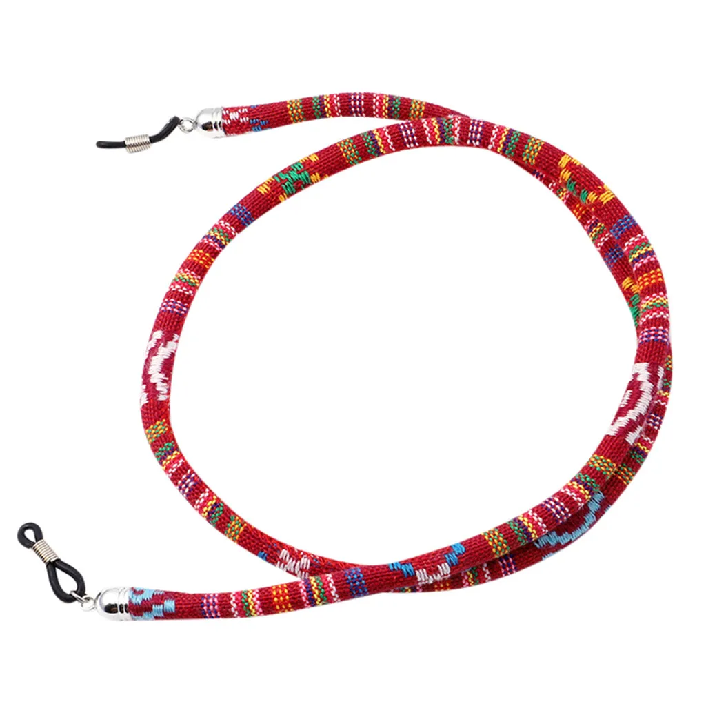 Модные очки цепи Силиконовые петли очков солнечные с цепочкой для чтения шнуры