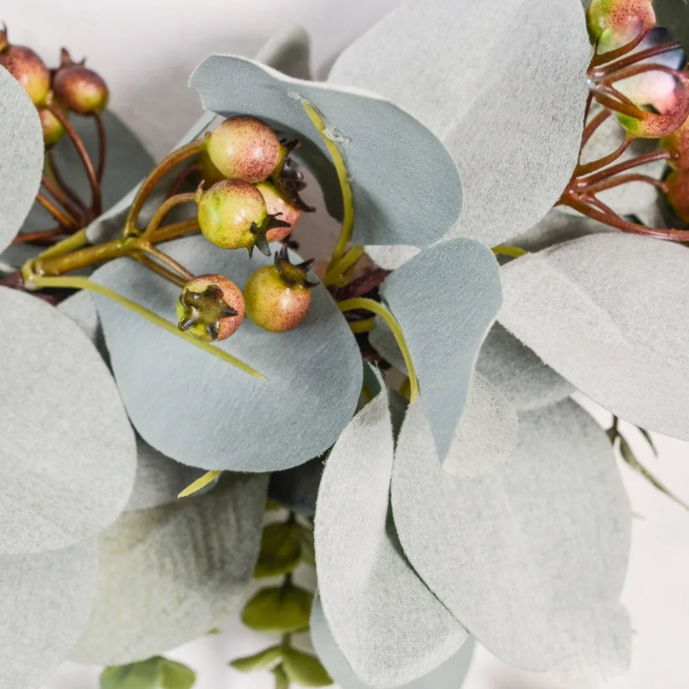 Листья гирлянда из имитация зеленого растения бревен настенное украшение для