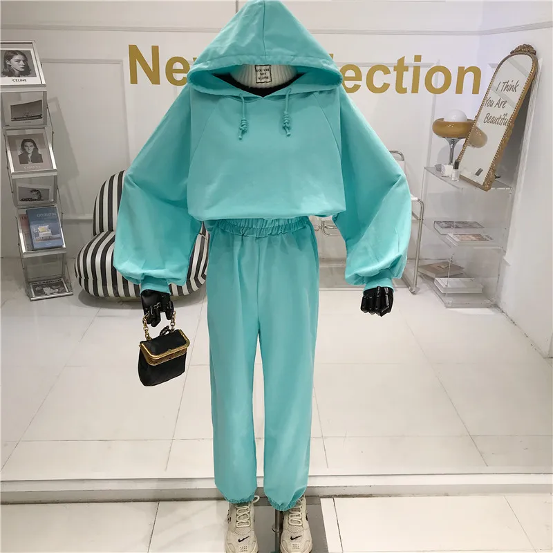 

Two Piece Suit Women's Spring Summer 2021 Niche Design Fashion Trend Sports Suit And Leisure Suit