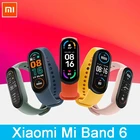 Умный Браслет Xiaomi Mi Band 6, фитнес-трекер с функцией измерения сердечного ритма и AMOLED экраном 1,56 дюйма, 5 цветов