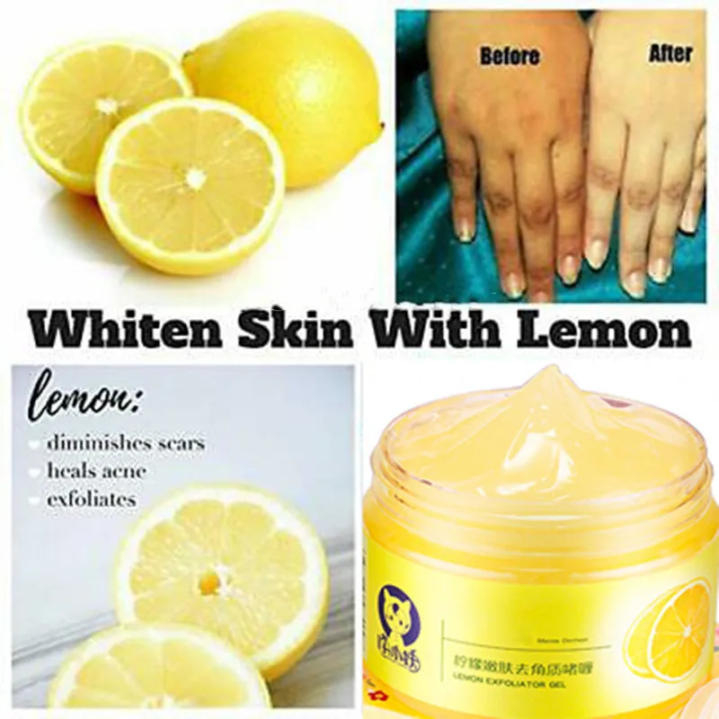 Скраб для тела 120 г полностью натуральный скраб осветления кожи с лимонной