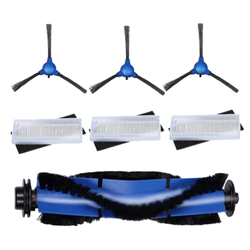 

7 Pcs Replacement Parts Accessories Kit for Eufy RoboVac 11S 30 Vacuum (3 Filters +3 Side Brushes +1 Rolling Brush)