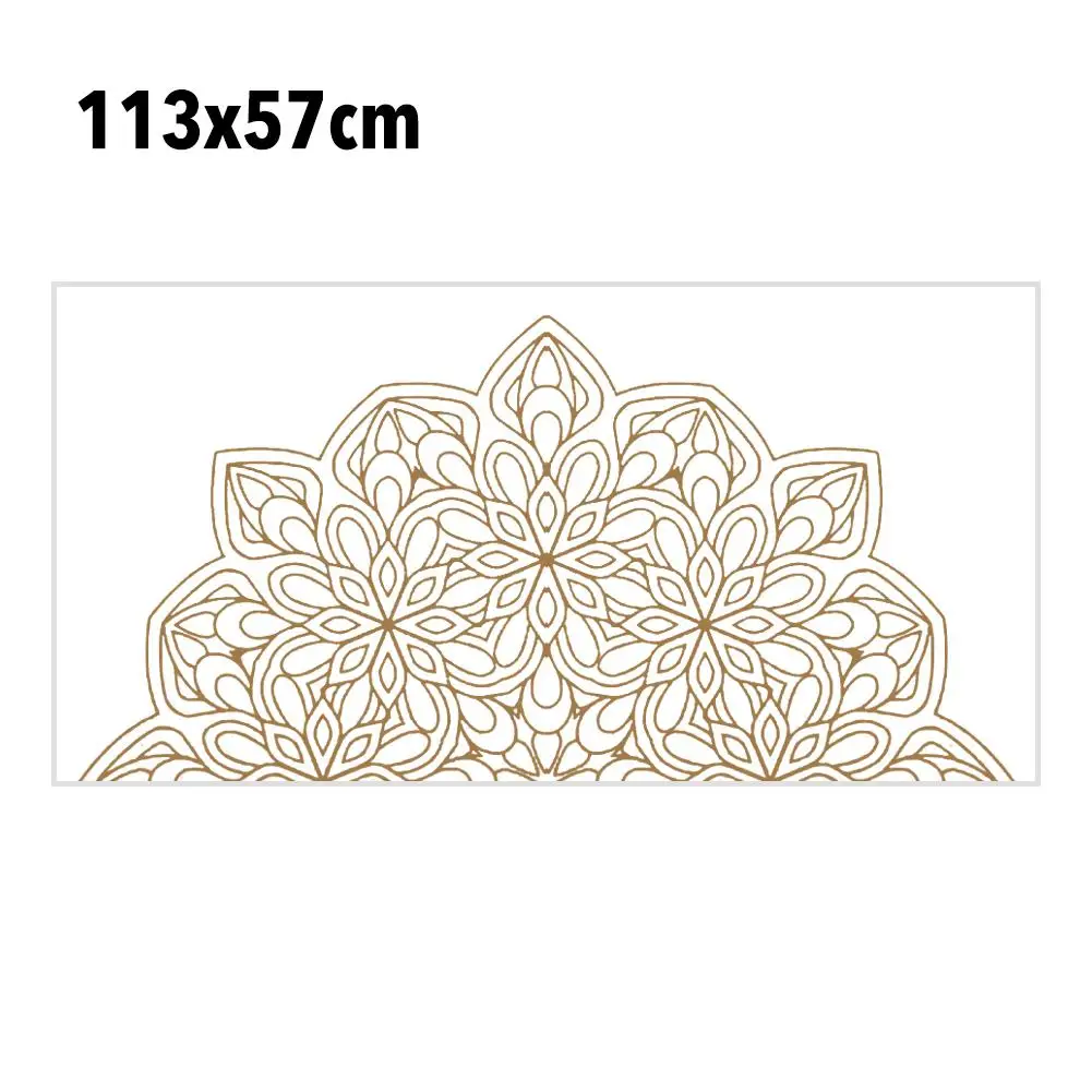

In Half Mandala Wall Sticker Yoga Studio Home Wall Art Decor Living Room Bedroom Mural Bohemia Vinyl Self-adhesive Sticker