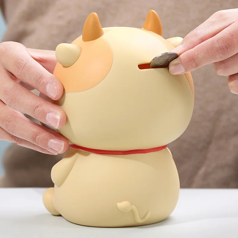 

High Capacity Cut Cartoon Piggy Bank Room Decoration Kids Gifts Bedroom Accessories Home Furnishings Car Ornaments