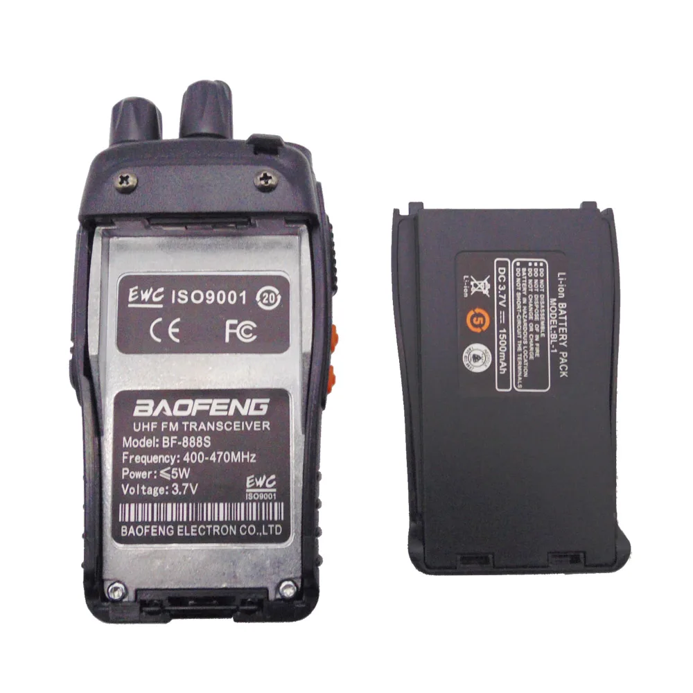 10 шт. Baofeng BF-888S рация UHF 400-470 МГц 16CH двухстороннее радио любительский домофон FM Transceviers 888s+ наушник
