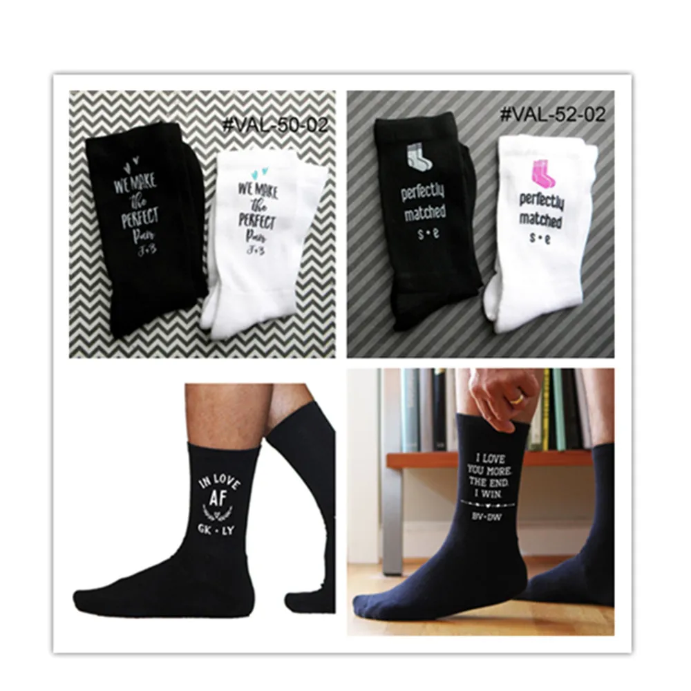 Любой текст здесь носки персонализированные забавные на день рождения подарок