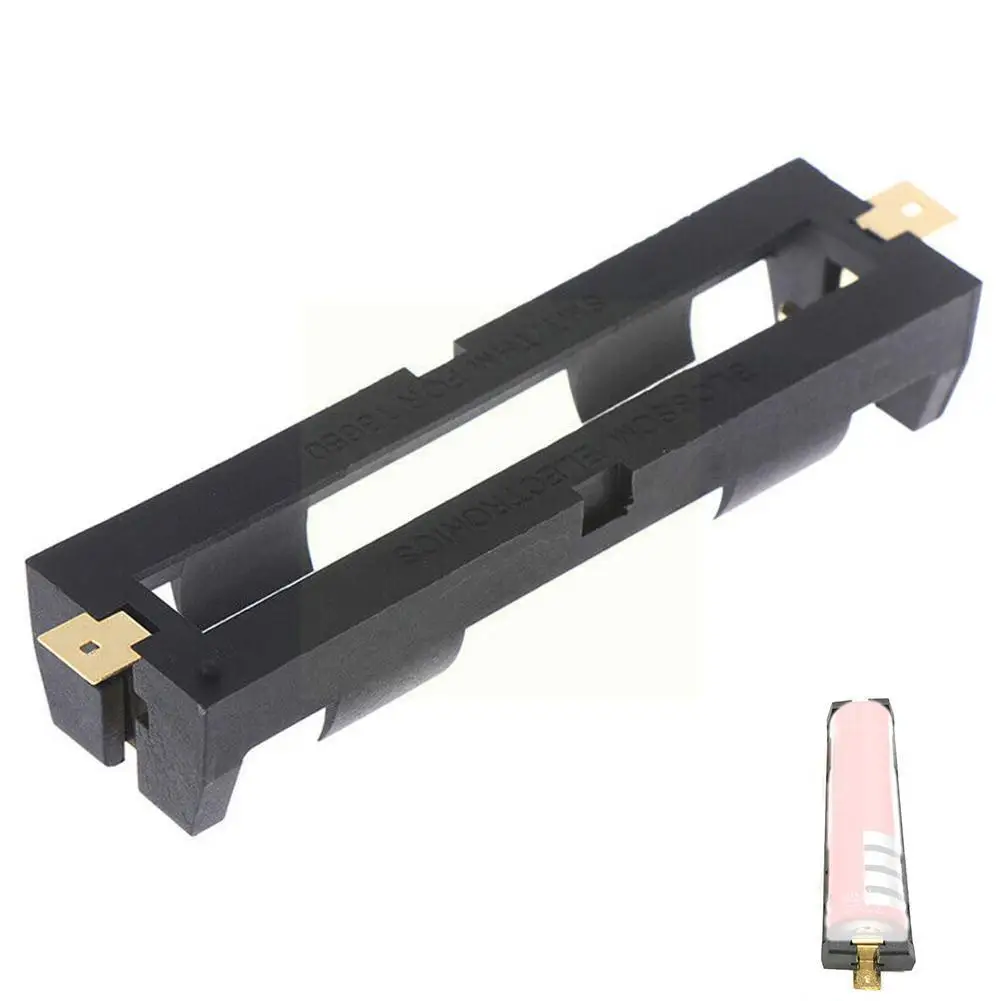 

18650 Battery Box Single/Dual Section SMT Patch In-line Section Mounting Patch Holder 1/2 Battery 18650 SMD I8G5