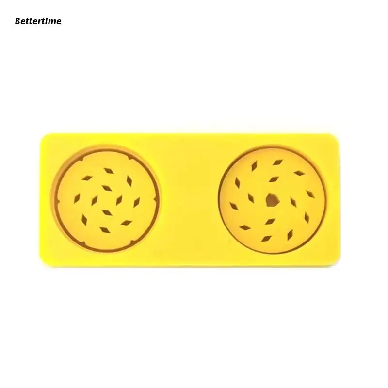 

B36D Tobacco Grinder Epoxy Resin Mold Leaf Herbal Herb Smoke Spice Crusher Silicone Mould DIY Crafts Jewelry Home Decorations