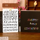 1 шт. креативные DIY буквы стиль полые цветы Рисование ручная роспись шаблоны для скрапбукинга трафарет для альбома значок детский подарок