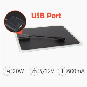20w solar panel usb mobile phone outdoor emergency charger for boat car home camping free global shipping