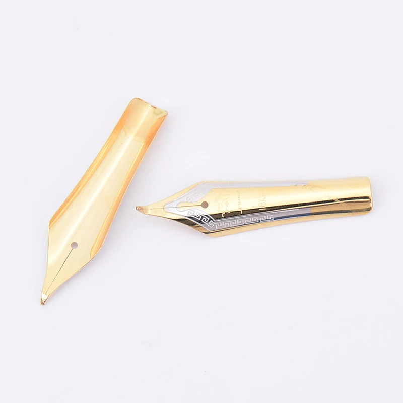 

1pc Diy Gold Silver X450 Curved Tip Simple Replacement Fountain Pen Nib Metal Stainless Steel for Jinhao