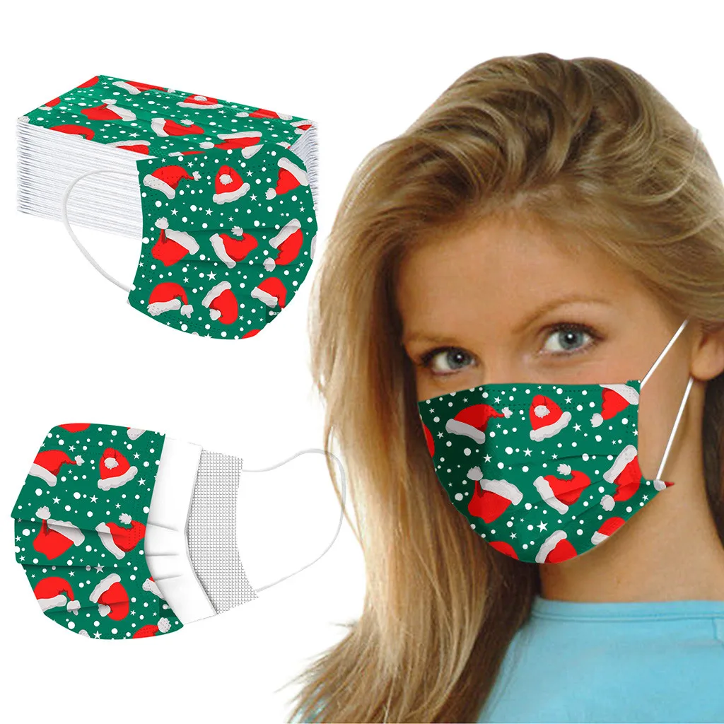 Рождественские вечерние шарфы для взрослых с принтом снеговика Санта Клауса