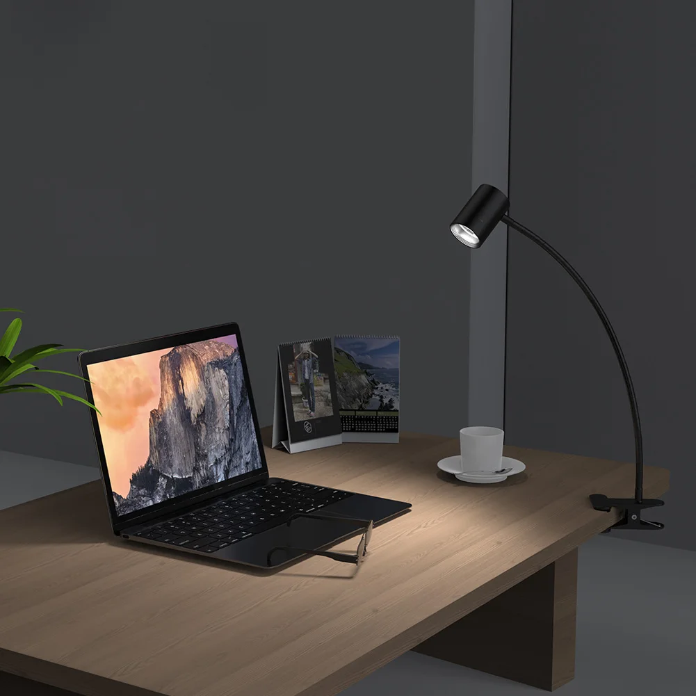 

NICLUM Long Arm Table Lamp Led Flexible Gooseneck Touch Dimming Desk Lamp Clip On Lamp For Reading Bedroom Led Light светильник