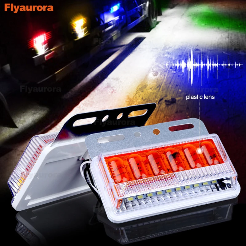 Led прицеп бортовой светильник 6D 24V пикап Боковые указатели поворота Габаритные