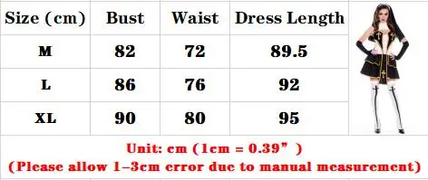 Девы Мэри сексуальный костюм монахини взрослых женщин Косплей платье с черным