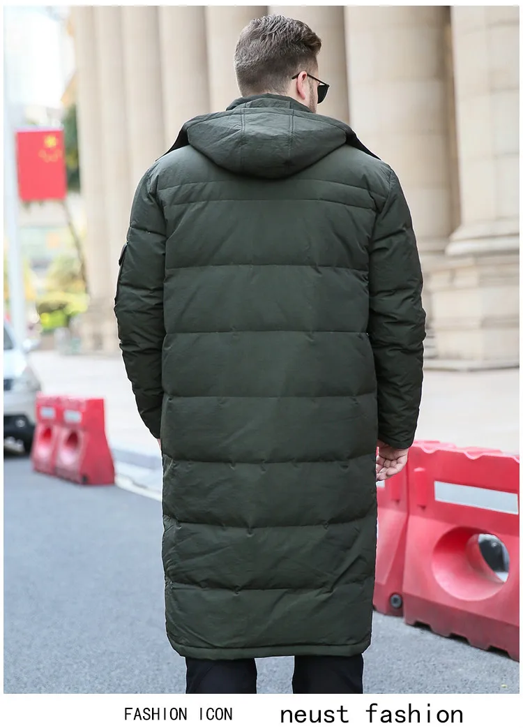 XL-7XL, 8XL, 9XL, 10XL, зимний теплый пуховик, плюс удобрение, большой размер, с капюшоном, Повседневный, мужской пуховик