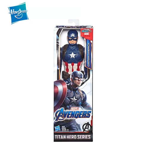 CAPTAIN AMERICA Hasbro Marvel Мстители Бесконечность войны Starforce супер герой 1" эндшпиль Титан герой серии человек паук Железный человек енот Доктор Стрэндж - Цвет: CAPTAIN AMERICA