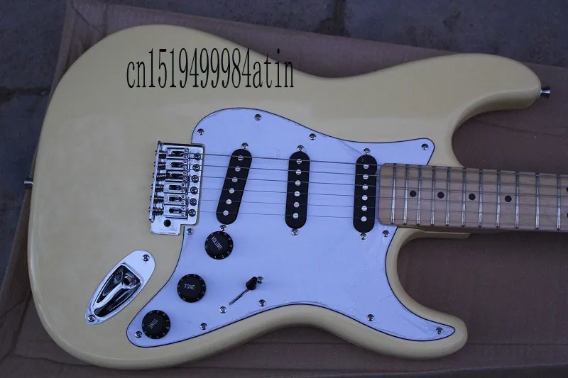 Новая кремовая электрическая гитара кремового цвета! @ 11 | Спорт и развлечения