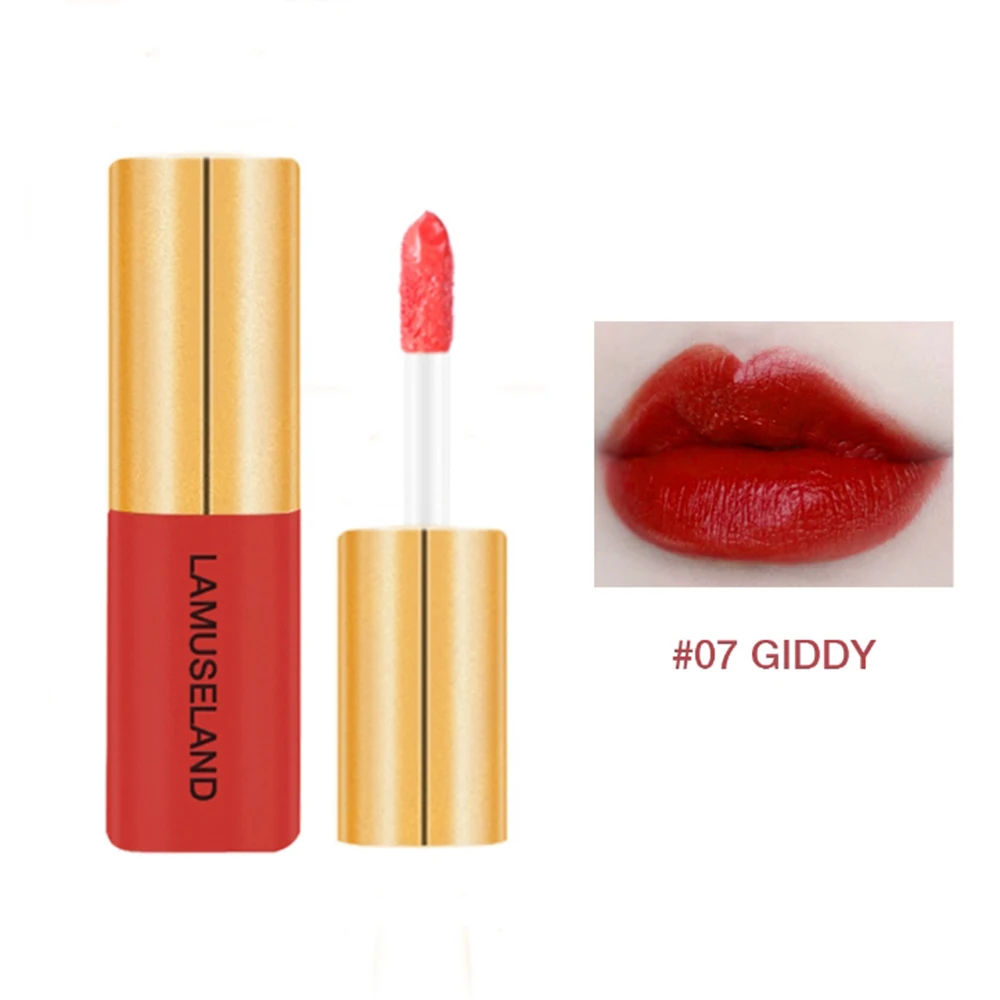 Матовая жидкая губная помада бархат Профессиональный сексуальный красный блеск