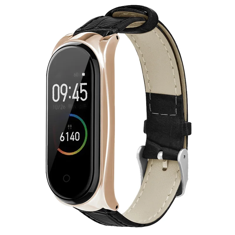 Leather Strap Bracelet Band Wriststrap with Metal Case for Xiaomi Mi 4 AS99 | Электроника